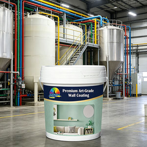 Pintura Acrílica Líquida Impermeable para Interiores, Resistente a los Arañazos, Lavable, para Paredes de Casas, Revestimiento de Pintura para Paredes Interiores, Venta al Por Mayor - Product Image 5