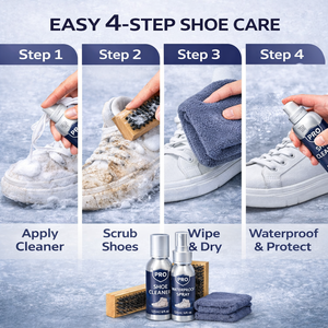 Kit de Limpieza de Zapatillas, Kit de Cuidado de Calzado Portátil con Cepillo y Solución - Product Image 4