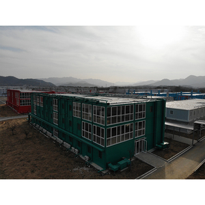 Maison en conteneur pliable préfabriquée de 20 pieds-Petite maison modulaire amovible portable avec bâtiment de bureaux et applications extérieures - Product Image 3