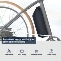 Batería de Repuesto para Bicicleta Eléctrica Polly DP-5 21700, 36V/48V/52V 15Ah/20Ah/25Ah, Batería de Litio para Tubo Inferior, 30A BMS 1000W
