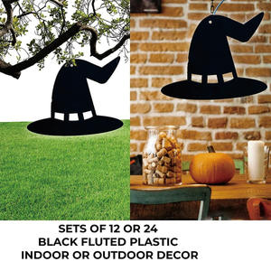 Nuevo Adorno Colgante para Jardín con Diseño de Sombrero de Bruja de Halloween para Exteriores - Product Image 5