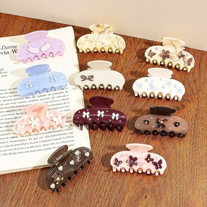 Acetate Hair Claw <b>Clips</b> Rhinestone Flower Butterfly <b>Bow</b> Hair <b>Clips</b> 8 cm Women Daily Wedding Christmas - Product Image 1