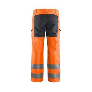 BLAKLADER - 158518115396C62 Pantalón Hi-Vis con elástico Naranja/Gris medio-EAN 7330509774007 ROPA DE TRABAJO DE LA HI-VIS - Product Image 2