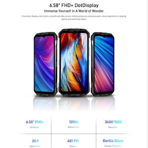 En stock, <span class=keywords><strong>DOOGEE</strong></span> <span class=keywords><strong>S100</strong></span> 5G, appareil photo de vision nocturne 108MP, 20 Go 256 Go, 10800 mAh, 6,58 pouces, Android 12, Helio G99, téléphone robuste 4G - Product Image 6