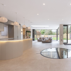 Cuisine moderne populaire à deux tomes, combinaison de couleur rouge, armoires de cuisine à haute brillance - Product Image 2