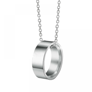 Nuovo ingrosso personalizzato in bianco <span class=keywords><strong>mamma</strong></span> giorno del papà regalo gioielli di moda in acciaio inox anello ciondolo <span class=keywords><strong>mamma</strong></span> papà ciondolo collana - Product Image 4