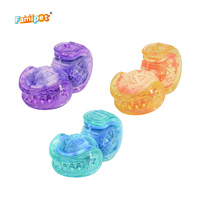 Jouet de nettoyage dentaire pour animaux de compagnie en TPR, nouveau design durable, vente en gros personnalisée par le fabricant Famipet, jouets d'alimentation lente pour chiens