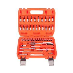 53 Pc Socket Wrench Set 1/2 In Chromium Vanadium Steel Hand Tool Kit For Car And Mechanical Repair - Product Image 3