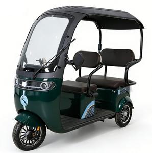 Tricycle électrique à carrosserie ouverte, double usage passagers et marchandises, double rangée, loisirs, haute puissance 650W, charge utile 200-300kg, pour <span class=keywords><strong>la</strong></span> montée et <span class=keywords><strong>la</strong></span> <span class=keywords><strong>famille</strong></span> - Product Image 4