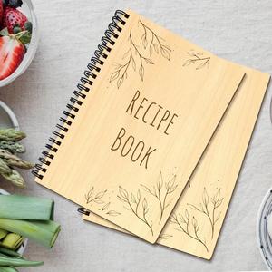 1 ud. Cuaderno de Cocina Elegante A5 de 100 Hojas con Espiral, Imitación Piel, Regalo de Cumpleaños para Mujeres, Chef, Organizador de Cocina para el Hogar - Product Image 2