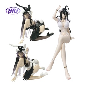 Figurine PVC <span class=keywords><strong>Sexy</strong></span> Anime <span class=keywords><strong>Albedo</strong></span> Bunny Girl 3 Styles Assise, Agée sur les genoux, Thème Maillot de Bain, Dessin Animé - Product Image 1