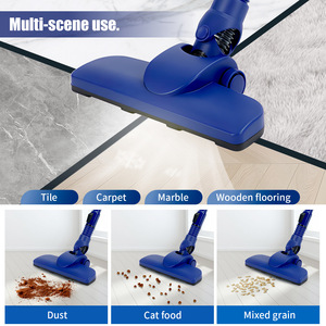 <b>Mini</b> Cordless <b>Vacuum</b> <b>Cleaner</b> Rechargeable Handheld Stick Dual Use 0.5L Dust Bin Dark Blue For Home Cleaning - Product Image 4