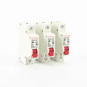 Die gute qualität dz47-63 1p 2p 3p 4p mcb rccb rcbo mccb c45n mini-circuit-breakers