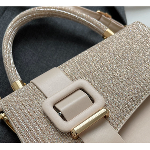 Casual Single Shoulder Handbag Solid Color Pu Leather Women Square Messenger Tote <b>Bag</b> - Product Image 4