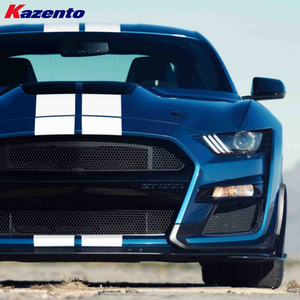 Para <span class=keywords><strong>Ford</strong></span> <span class=keywords><strong>Mustang</strong></span> <span class=keywords><strong>Shelby</strong></span> <span class=keywords><strong>GT500</strong></span> 18-23 solo Carbon XSJ Style Kits de cuerpo de parachoques delantero - Product Image 4