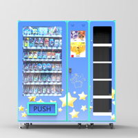ZD écran tactile aveugle boîte porte-bonheur distributeur automatique jouets combinaisons multiples paiement par carte de crédit avec des caddies