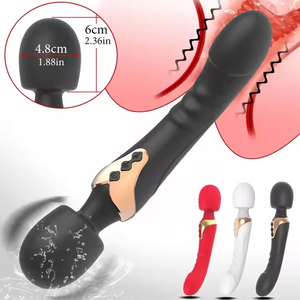 AV Wand <span class=keywords><strong>Vibrator</strong></span> Wand Masajeador Vibrador <span class=keywords><strong>Dual</strong></span> <span class=keywords><strong>Head</strong></span> Clitoris Dildo Vibrador para mujeres Juguetes sexuales - Product Image 4
