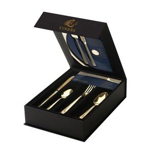 Custom Logo Flip Foldable Gift Box With Magnetic Closure Lid Luxury Black Folding Book Shaped Paper Packaging Magnetic Gift Box