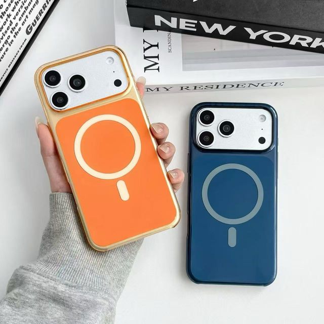 Wireless charging PC phone case compatible with iPhone 11-17 series  comes with packaging box and shockproof back cover