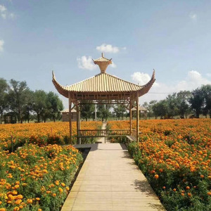 Master Bamboo Pavilion Diameter 4-7M Gallery Decorate Modern Minimalist Style - Product Image 4
