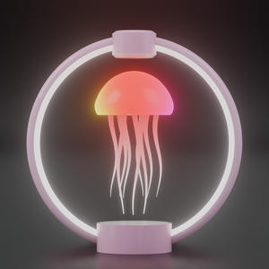 चुंबकीय समतल जेलीफ़िश लैंप बल्ब जन्मदिन वैलेंटाइन डे सजावटी घर सजावट रात की रोशनी लड़कों के लिए कस्टम डेस्कटॉप - Product Image 4