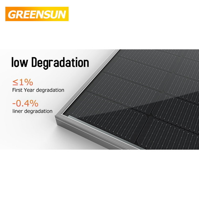 Greensun N-Type Solar Cell Anodized Aluminium Alloy 570W 575W 580W 585W 590W 182mm 16BB Panels