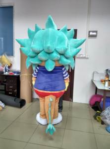 맞춤형 EVA 동물 마스코트 의상 옥외 광고를위한 맞춤형 큰 머리 용 마스코트 의상 - Product Image 4