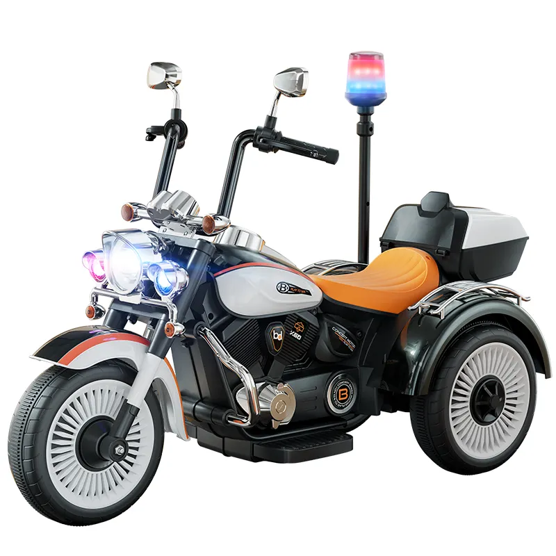 Coche para niños al por mayor 12V 2 ampliamente utilizado coche de policía eléctrico de calidad superior Juguetes Coche de paseo para niños