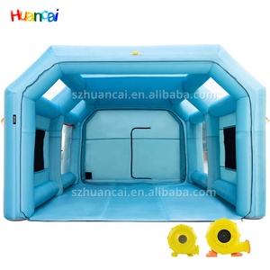 Tente gonflable géante personnalisée pour automobile, poste de travail automobile, cabine de peinture gonflable, tunnel gonflable pour la peinture, cabines de peinture pour voitures - Product Image 2
