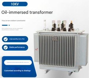 Transformador Trifásico Económico Lleno de Aceite S11, Entrada 35kV, Salida 220V/380V, 50/60Hz, Entrega Rápida, Bobinado de Cobre Puro - Product Image 1