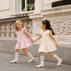 Ropa Infantil Personalizada OEM ODM, Ropa Casual de Verano, Vestido de Algodón Liso para Bebés y Niñas Pequeñas, Gran Venta - Product Image 6