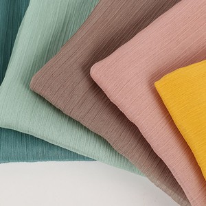 Tissu crêpe en mousseline de soie de Style chinois super léger 30D <span class=keywords><strong>pour</strong></span> vêtements écharpe accessoires de décoration de mariage <span class=keywords><strong>pour</strong></span> rideaux vêtements - Product Image 2
