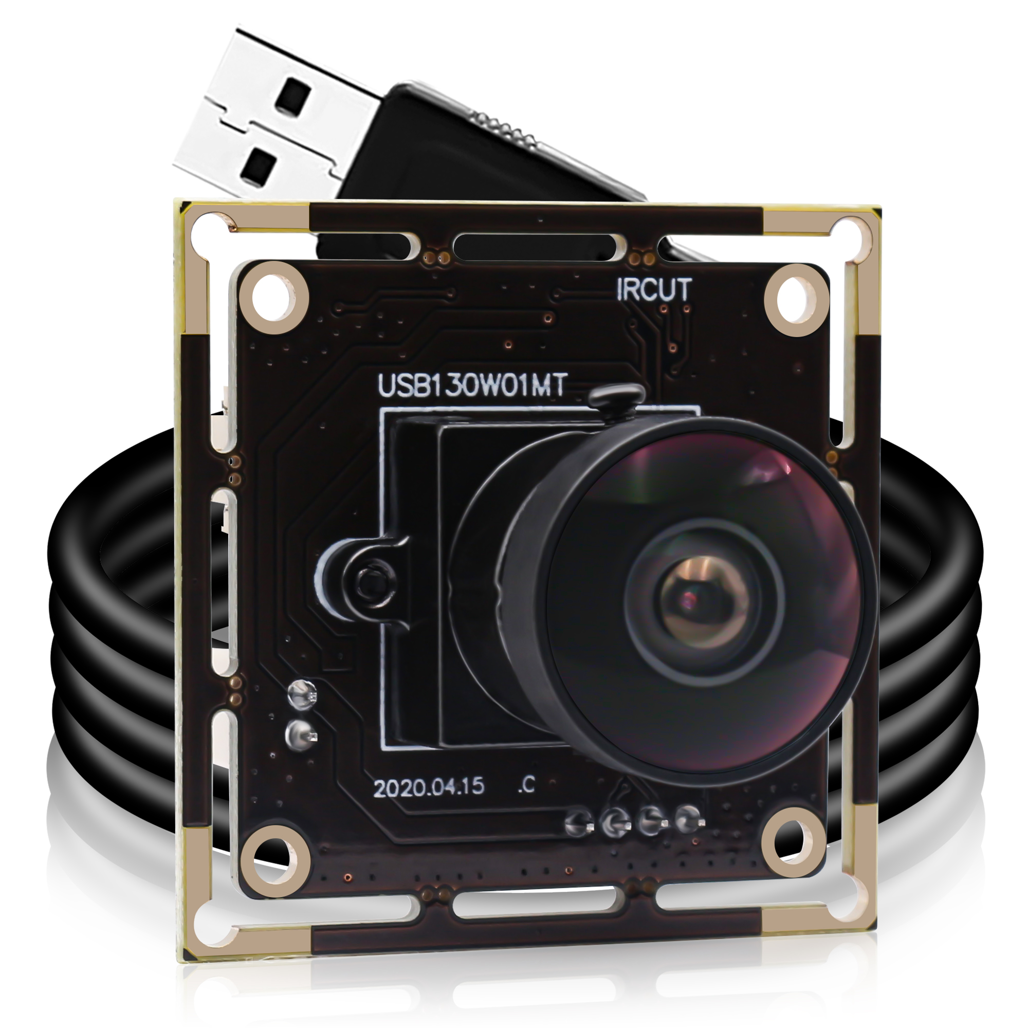 ELP低光カメラ広角170度魚眼レンズ1.3MP UVC工業用USBカメラボード