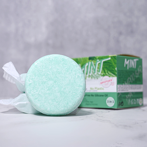 Paquete de 3 + champú de menta fresca jabón hecho a mano para Control de aceite eliminación de caspa equilibrio <span class=keywords><strong>agua</strong></span> <span class=keywords><strong>y</strong></span> aceite - Product Image 3