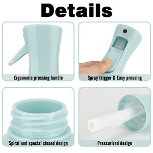 Wholesale Empty 160ml-700ml Fine PET Plastic Screen Printed Recyclable Water Mist Pump Sprayer Continuous Spray <b>Bottle</b> for Hair - Product Image 3