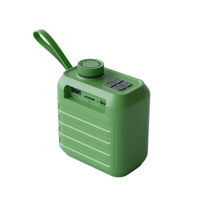 2025 <span class=keywords><strong>New</strong></span> OEM Logo mini Loa răng xanh di động TWS FM TF thẻ thời trang retro cổ điển loa không dây - Product Image 2