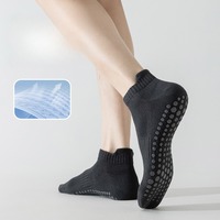Chaussettes d'entraînement d'été antidérapantes pour équipe professionnelle, à compression, avec semelle ventilée et adhérence, conçues pour l'entraînement fonctionnel