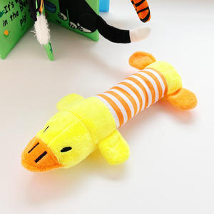Juguete de Peluche Ecológico para Perros <span class=keywords><strong>Ipet</strong></span>, con Diseño de Pato, Cerdito y Elefante Bordados, Resistente a Mordidas - Product Image 2