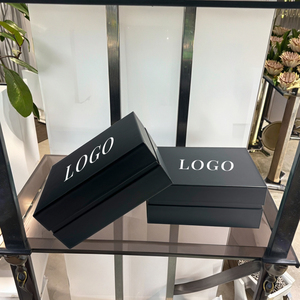 Hot <strong>Sale</strong> Black Rigid Paper <strong>Box</strong> with Lift-Off Lid Sponge Liner Customized Shoulder Neck Raphe Perfume Bottle Packaging Gift Boxes - Product Image 4