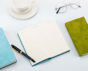 Cuaderno de Cuero PU Personalizado Barato en Promoción, Diario de Cuero PU a la Moda, Servicio de Impresión de Cuadernos de Cuero Personalizados - Product Image 5