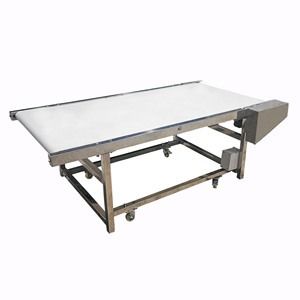 Bande transporteuse alimentaire en PU blanc industriel à cadre en acier inoxydable 304 du fabricant chinois pour les restaurants et les industries de vente au détail - Product Image 3