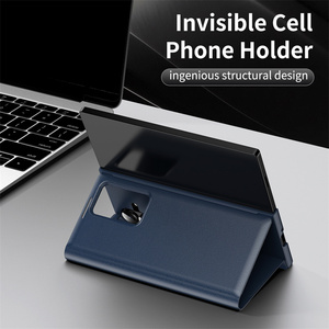 Étui Portefeuille pour Téléphone Samsung <span class=keywords><strong>Z</strong></span> Fold7 avec Fente pour Cartes, Housse en Cuir à Fenêtre Intelligente pour Galaxy <span class=keywords><strong>Z</strong></span> <span class=keywords><strong>Fold</strong></span> <span class=keywords><strong>3</strong></span> 4 5 6 7 - Product Image 3