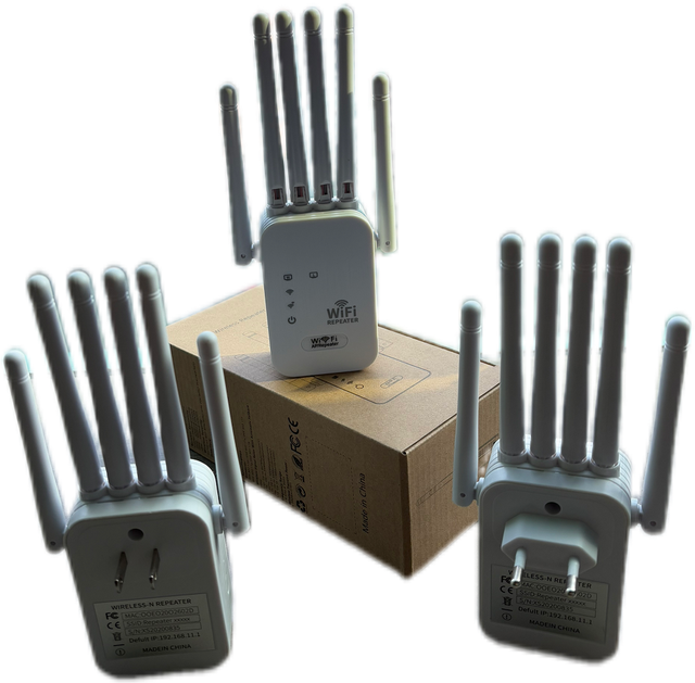 Wireless Wifi Network Booster Long Distance 6 Antenna Wifi Network Repeater Extender Fast Wireless Repeater 4G Network Booster