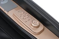 Escarpins de massage électriques, siège de luxe, portable, avec pièces de rechange 4D, en cuir, 3D