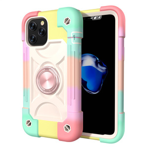 360 completo antiurto per <span class=keywords><strong>iPhone</strong></span> 16 15 14 12 Pro MAX 13 11 8 Plus di lusso colorato in <span class=keywords><strong>Silicone</strong></span> arcobaleno copertura magnetica - Product Image 1