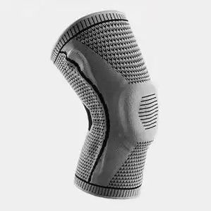 지지 패드가있는 의료용 3D 실리콘 무릎 보호대 압축 슬리브 슬개골 젤 패드 및 스포츠 용 측면 안정제