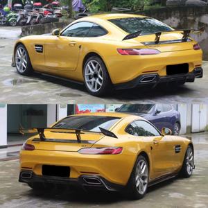 Pièces détachées automobiles Kit de carrosserie en fibre de carbone Style Renntech Lèvre avant Lèvre arrière Jupes latérales pour <span class=keywords><strong>Mercedes</strong></span> Benz AMG GT <span class=keywords><strong>GTS</strong></span> - Product Image 5