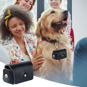 Boîte à alliances en cuir PU pour <span class=keywords><strong>mariage</strong></span>, boîte à alliances pour collier de chien, boîte à alliances de fiançailles, boîte de rangement pour alliances de <span class=keywords><strong>mariage</strong></span> - Product Image 2