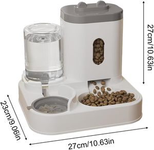 Wholesale Automatic Plastic Control <b>Cat</b> Food Dispenser Dog Water Fountain Pet <b>Feeder</b> - Product Image 2