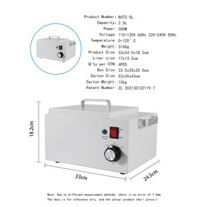 Produzione professionale paraffina Hot Facial Skin SPA Equipment large wax warmer 5.5lb Wax Heater Pot per la depilazione - Product Image 6